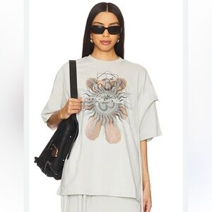 Ottolinger Deconstructed Oversized Grey T-shirt